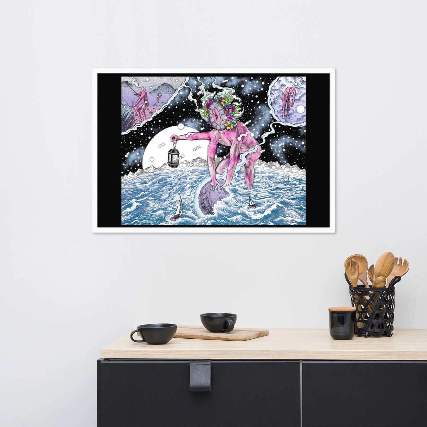 Ocean Man - Framed Poster