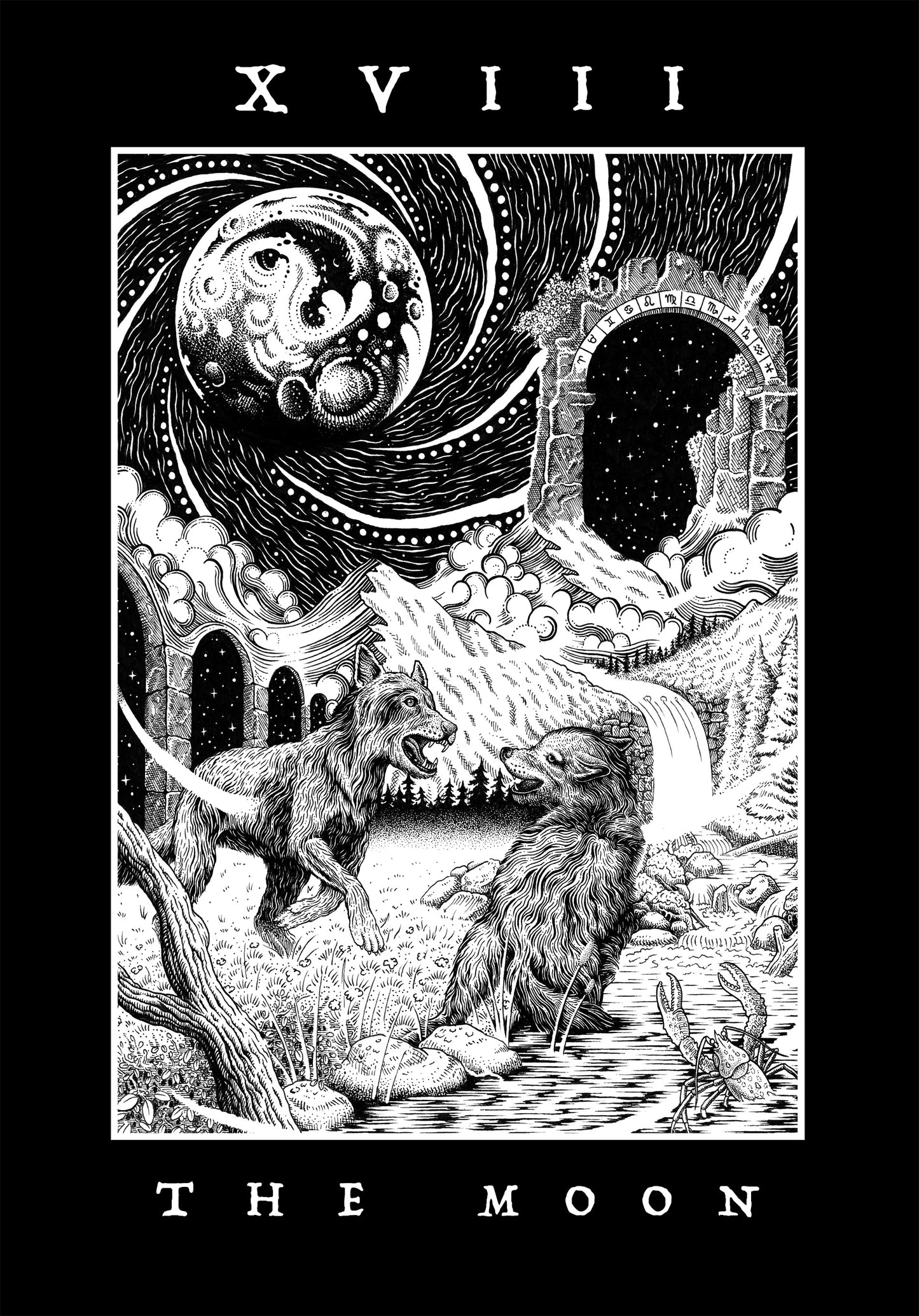 Major Arcana: The Moon - Hoodie