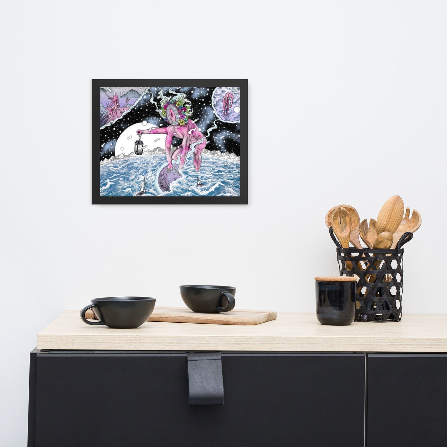 Ocean Man - Framed Poster