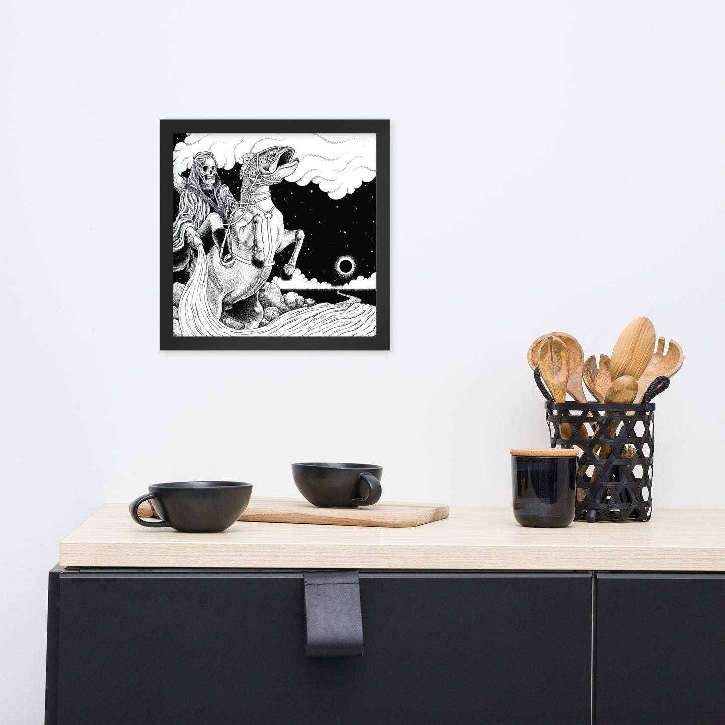 Trouthorse Reaper Framed poster