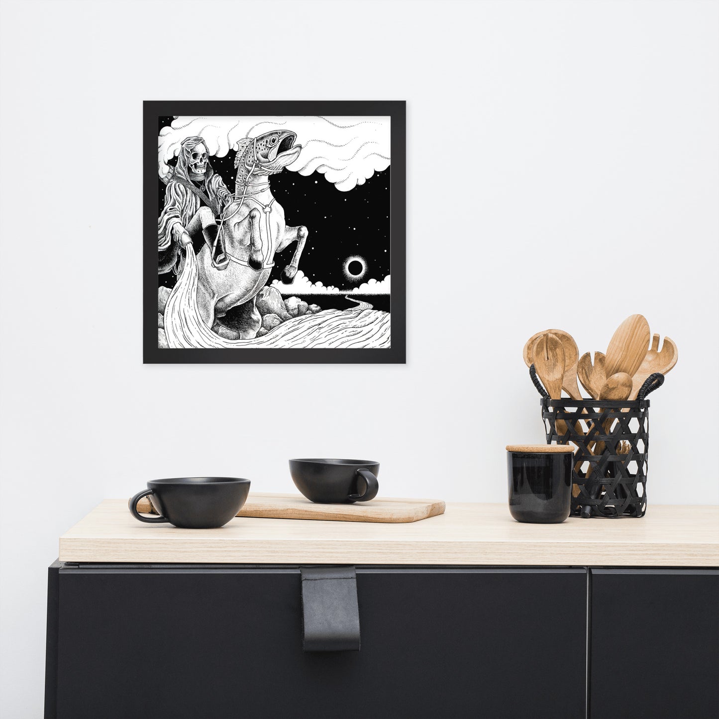 Trouthorse Reaper Framed poster