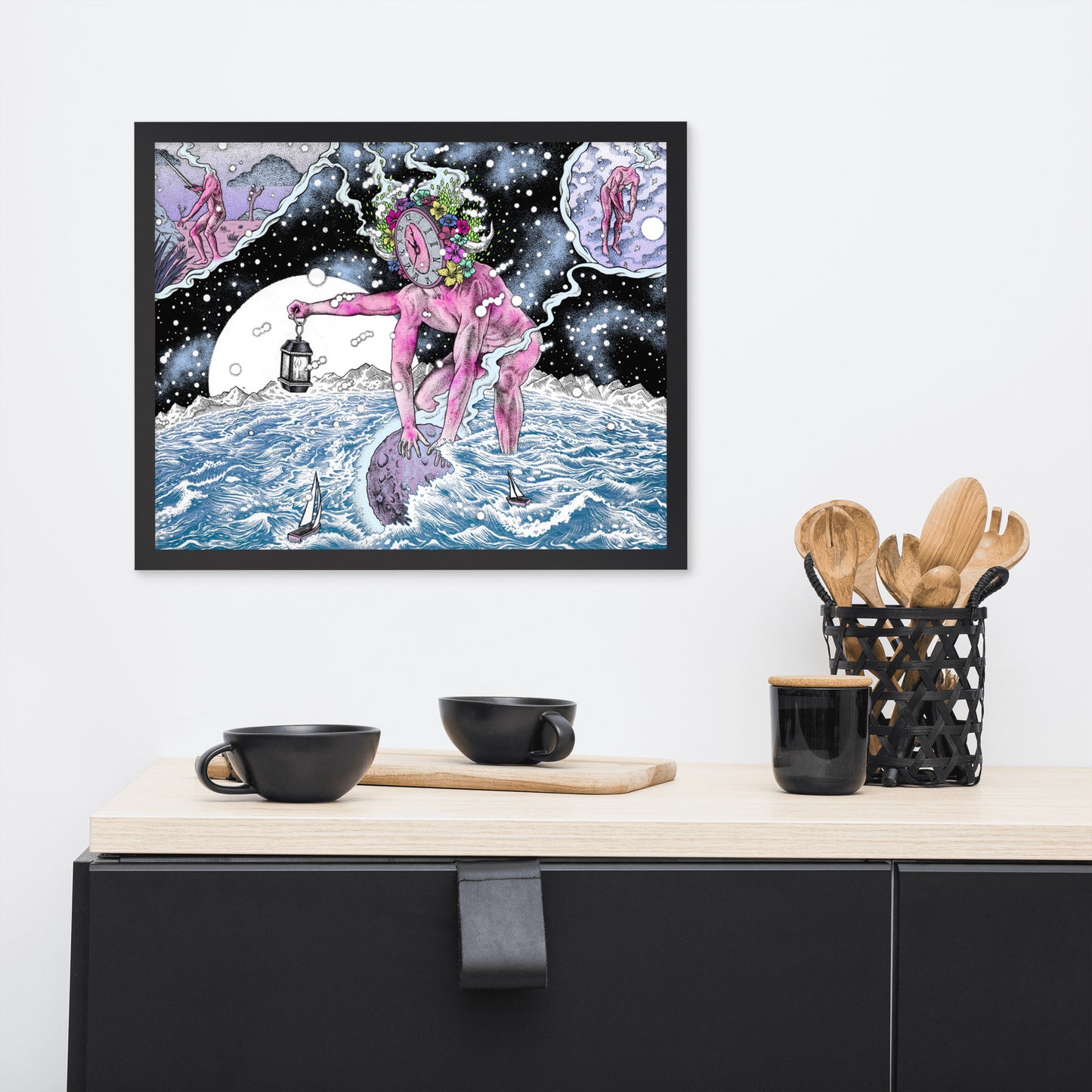 Ocean Man - Framed Poster