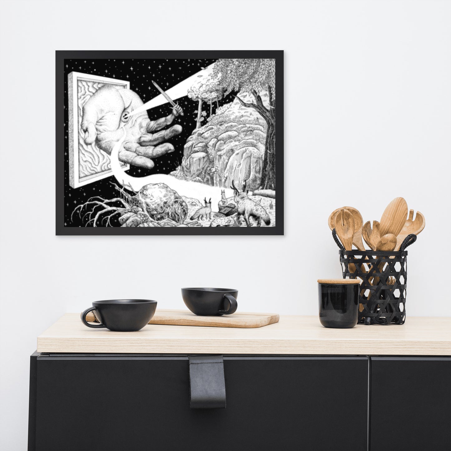 The Joy of Creation - Framed Poster