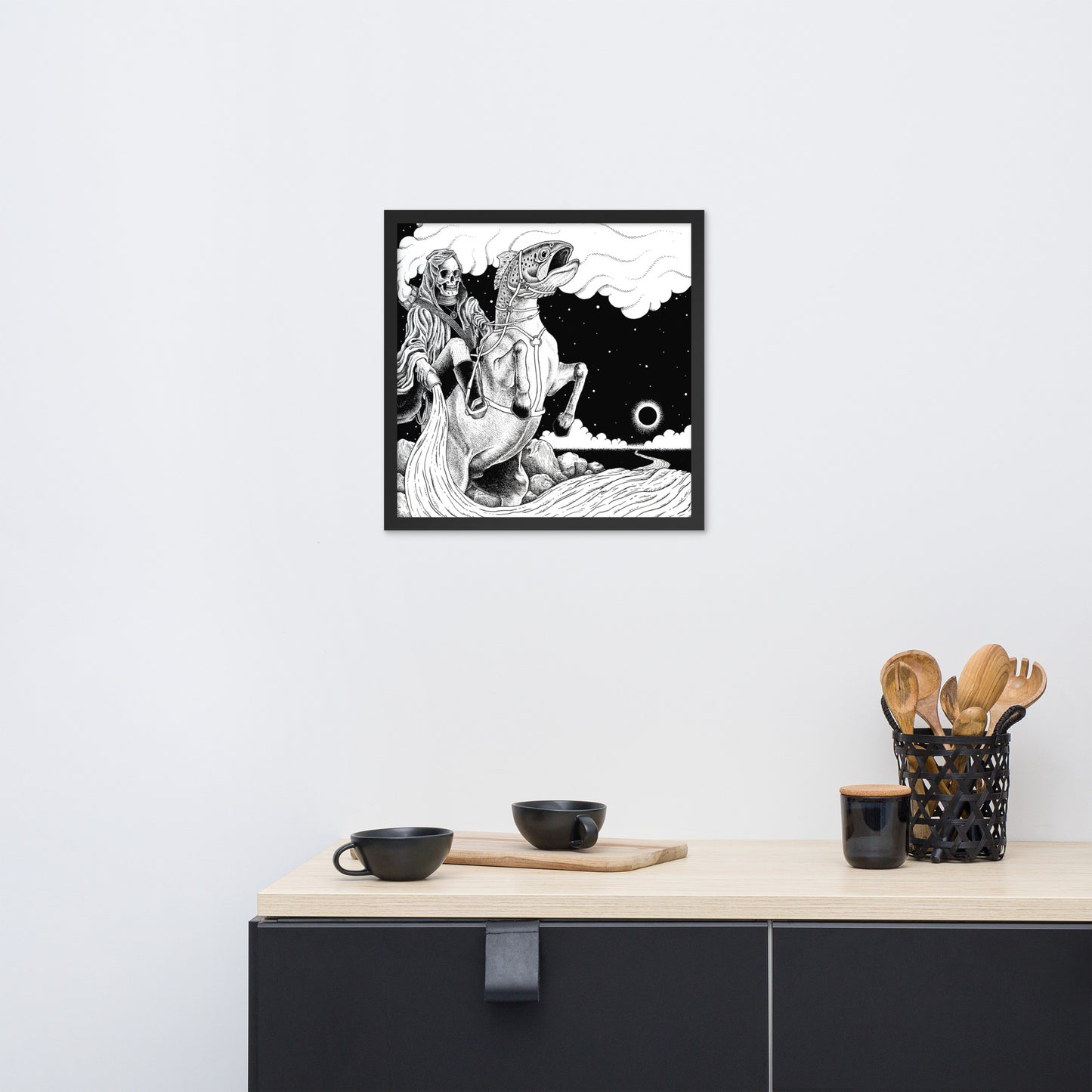 Trouthorse Reaper Framed poster