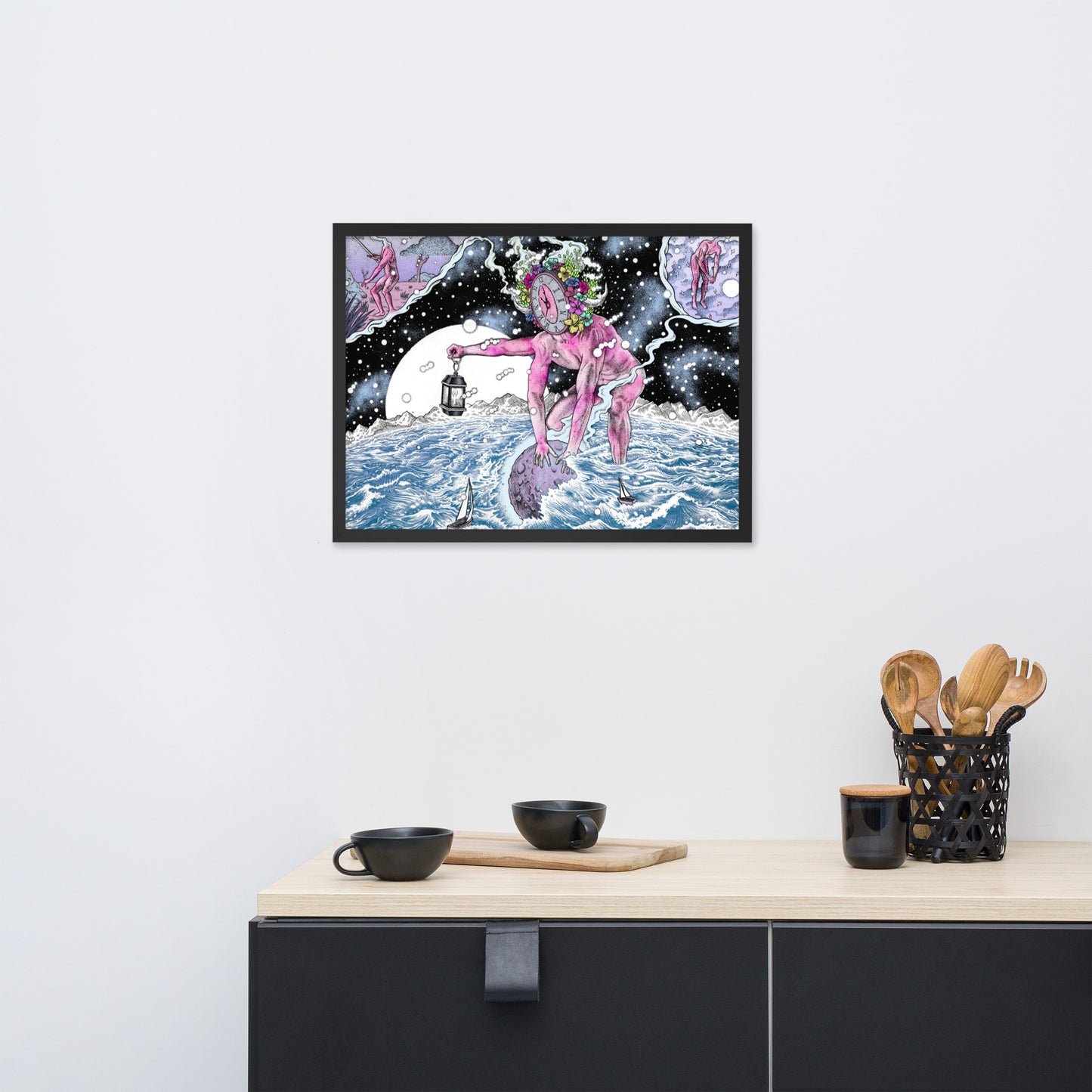 Ocean Man - Framed Poster