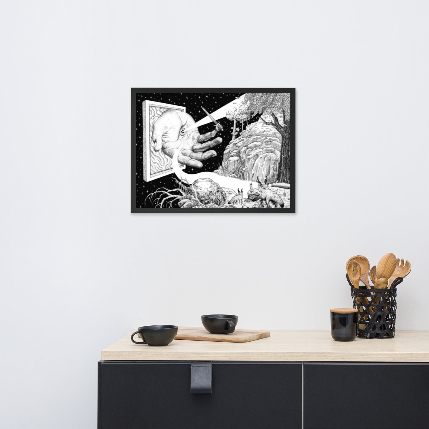 The Joy of Creation - Framed Poster