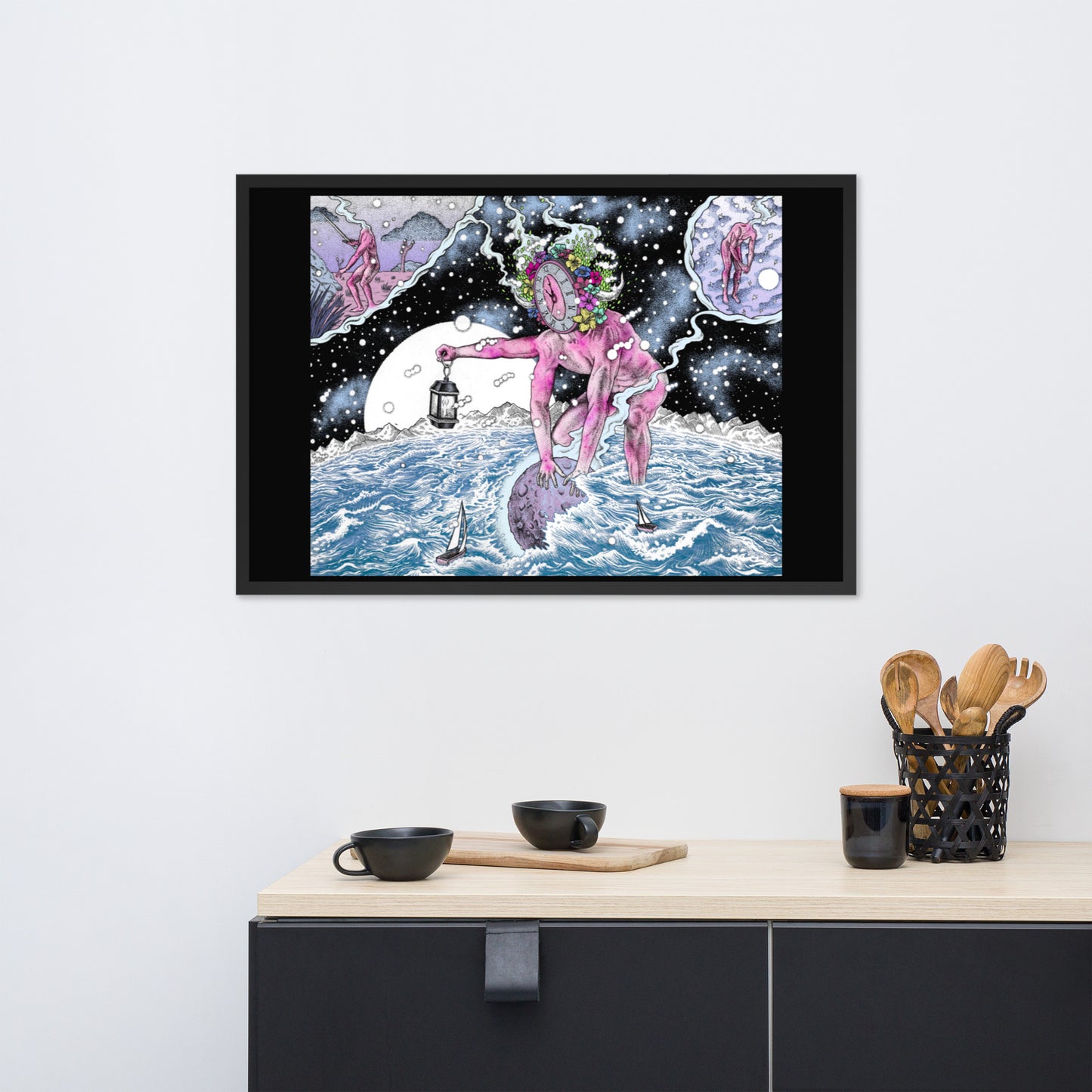Ocean Man - Framed Poster