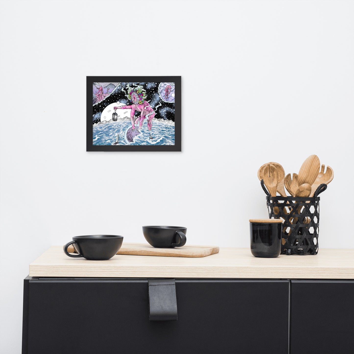 Ocean Man - Framed Poster