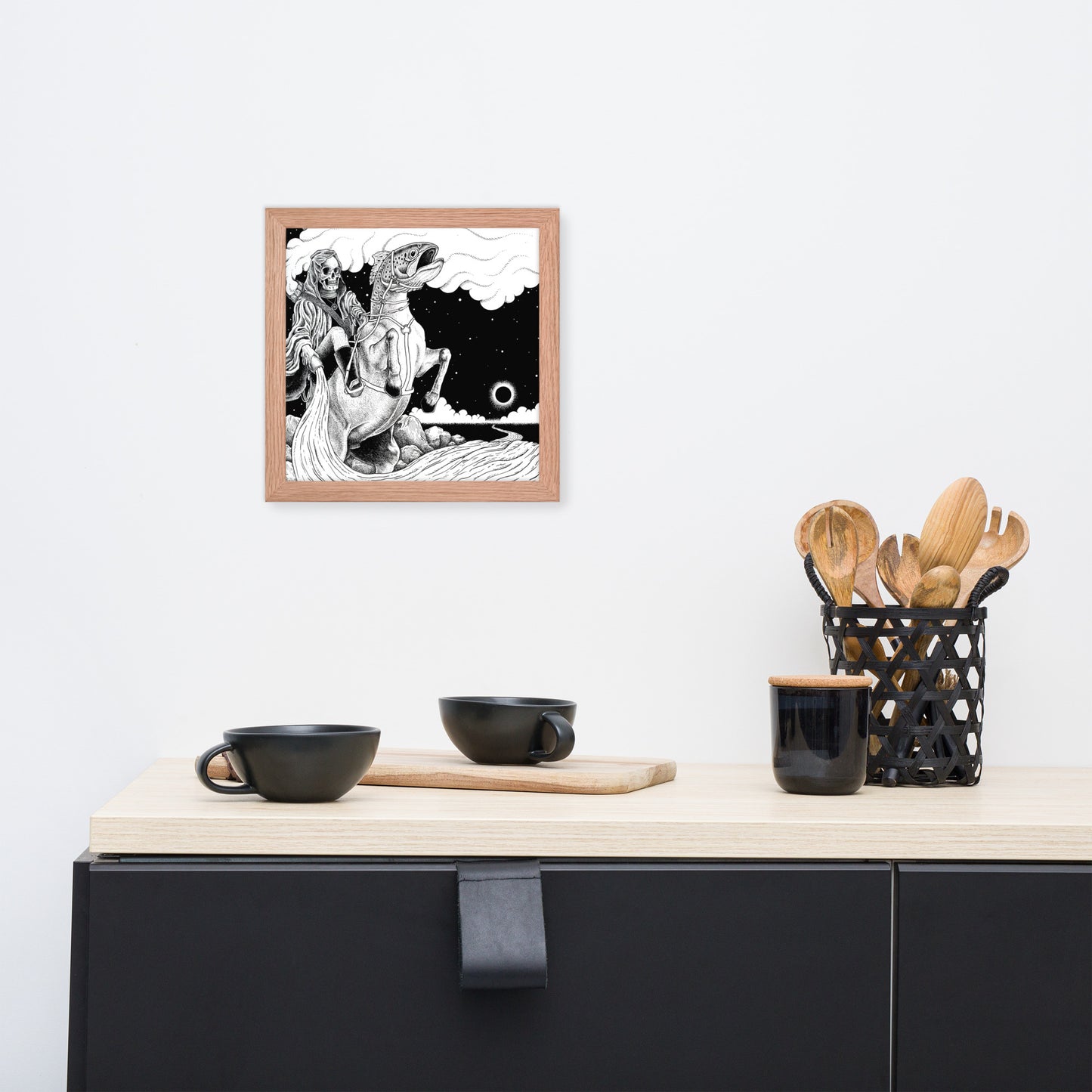 Trouthorse Reaper Framed poster