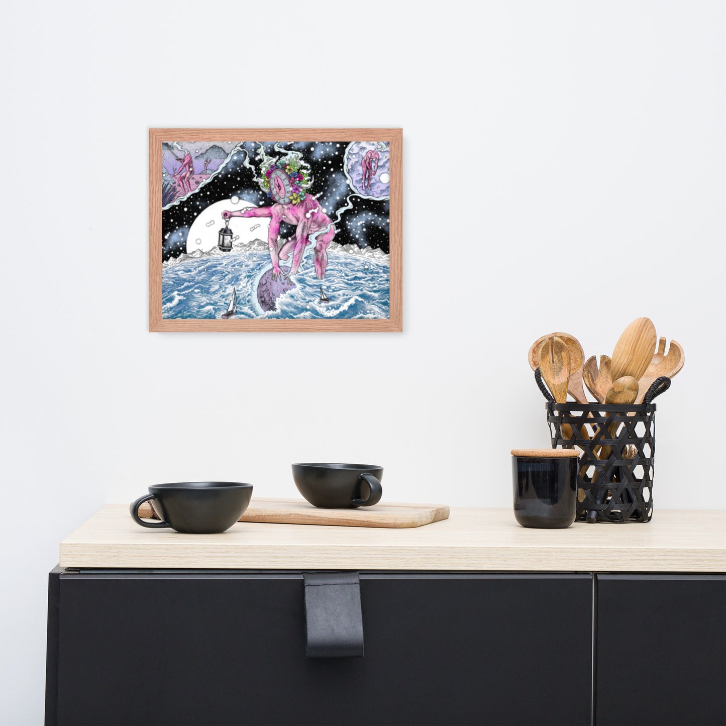 Ocean Man - Framed Poster