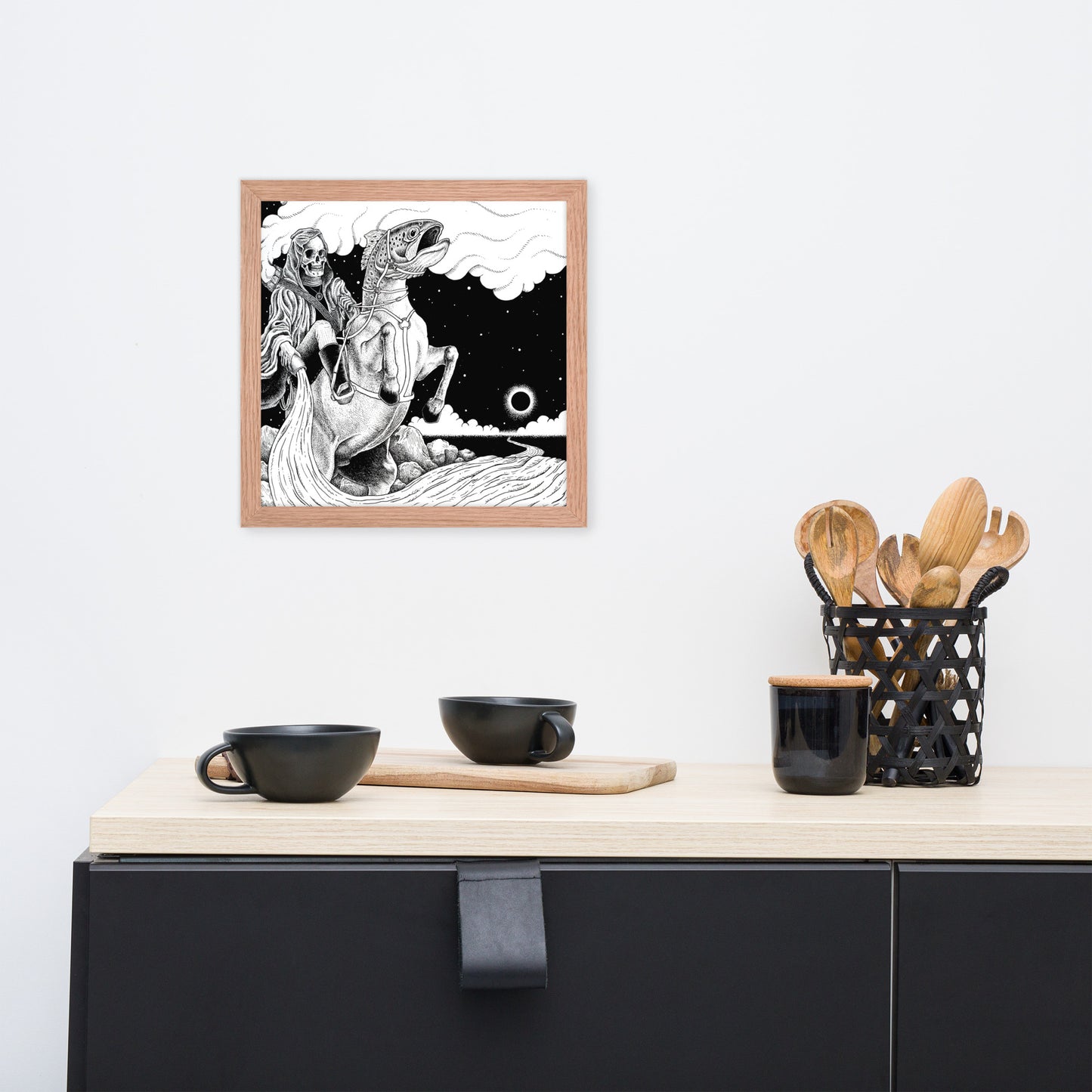 Trouthorse Reaper Framed poster