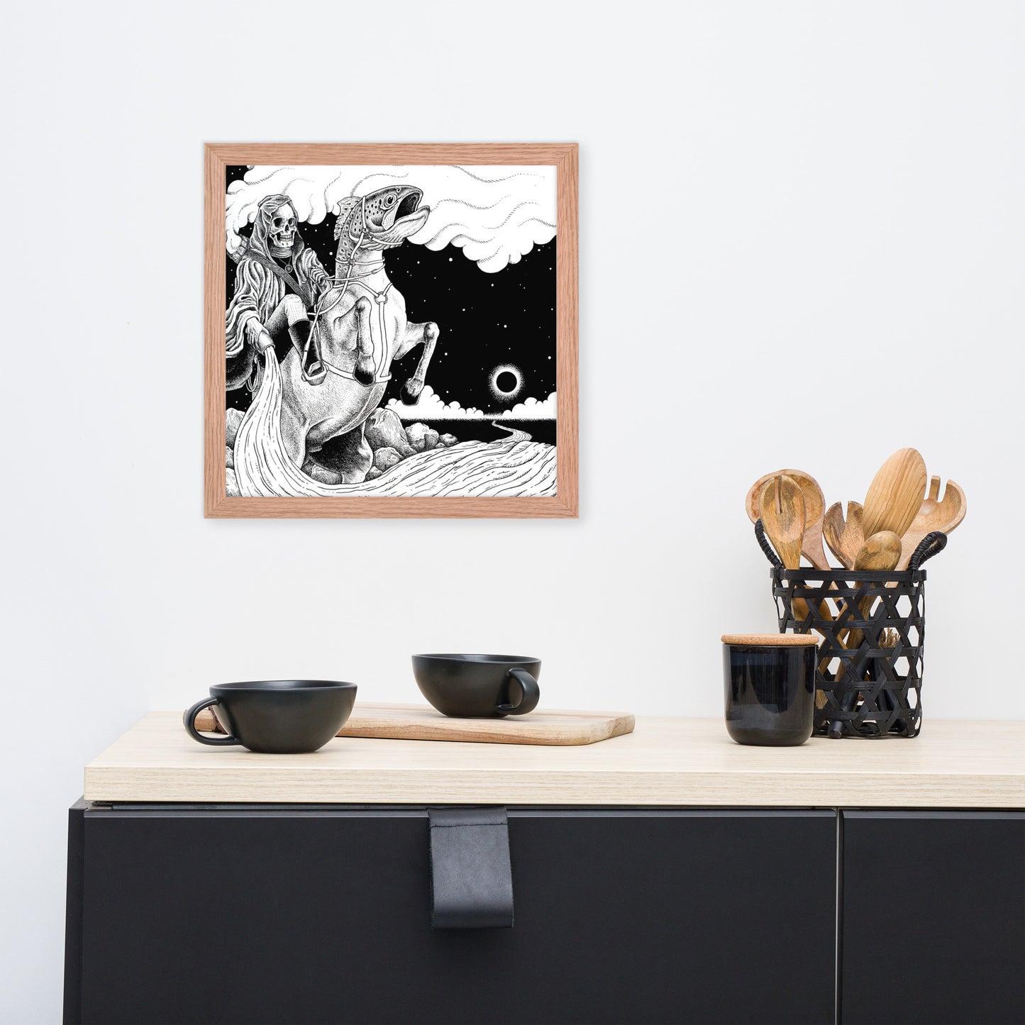 Trouthorse Reaper Framed poster