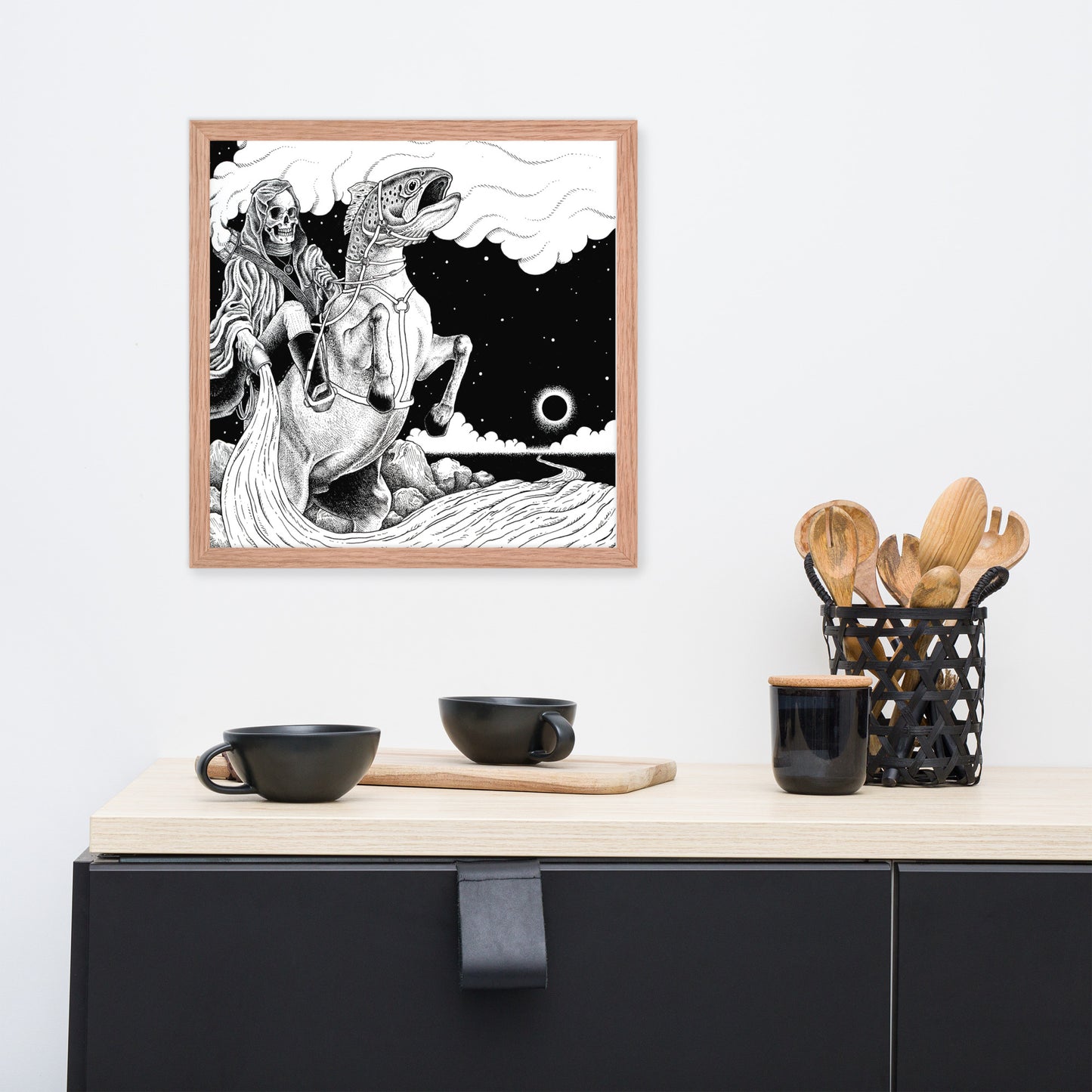 Trouthorse Reaper Framed poster