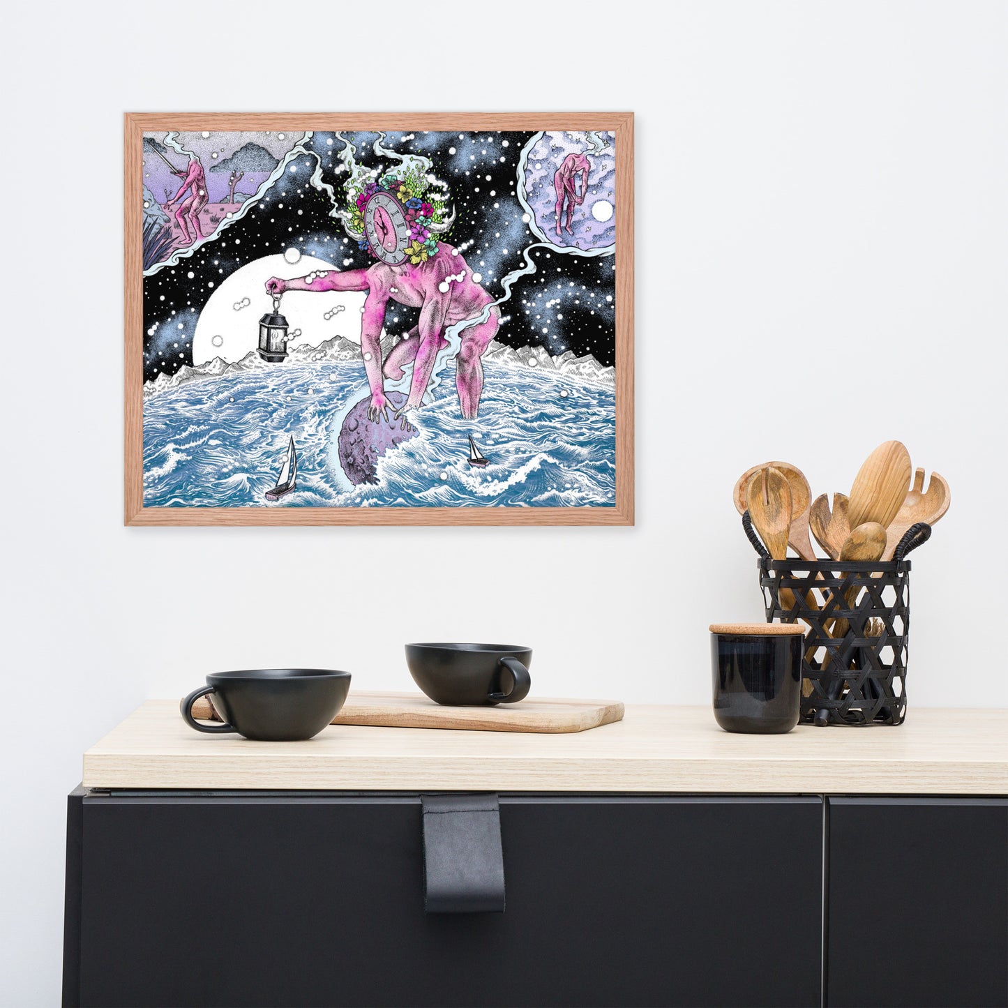 Ocean Man - Framed Poster