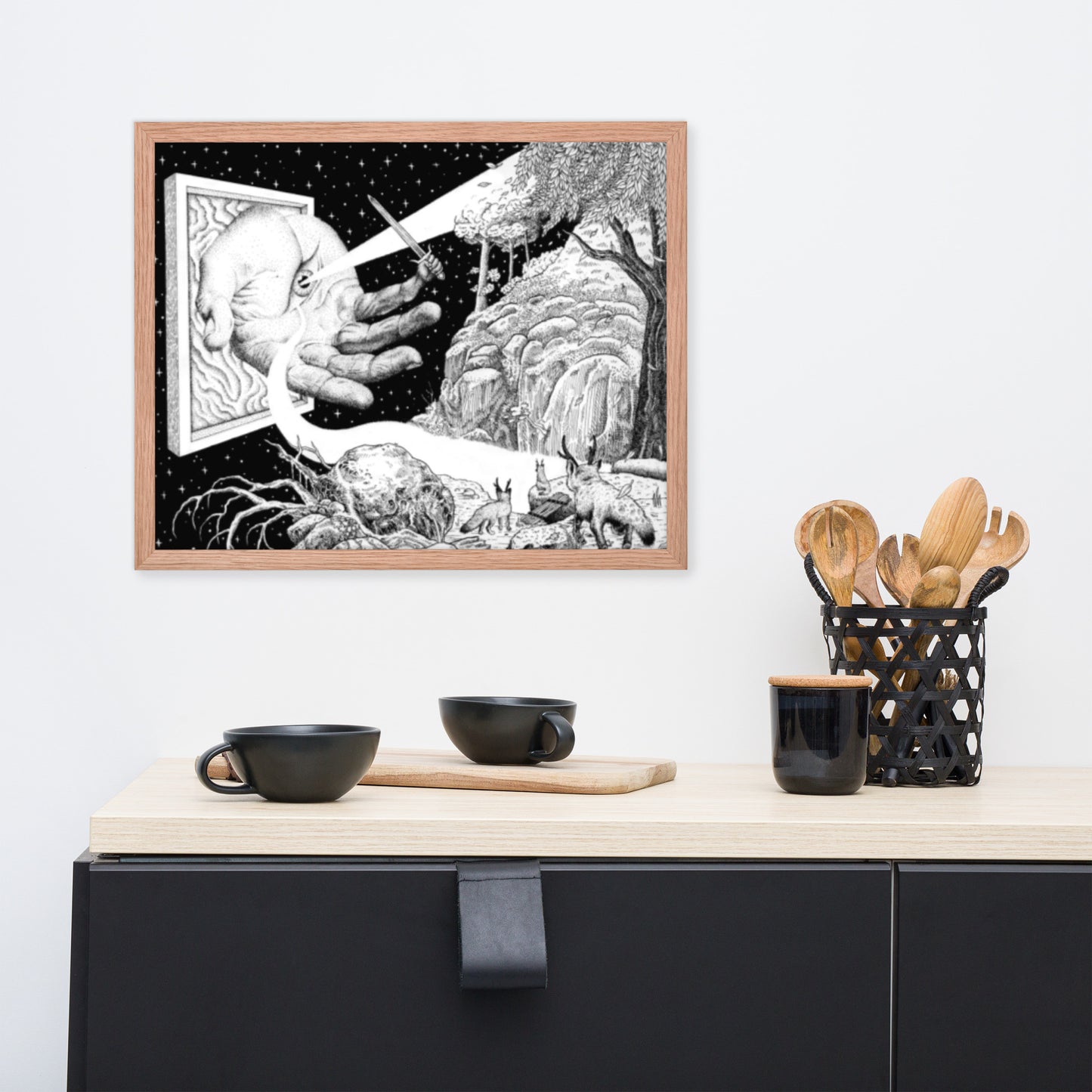 The Joy of Creation - Framed Poster