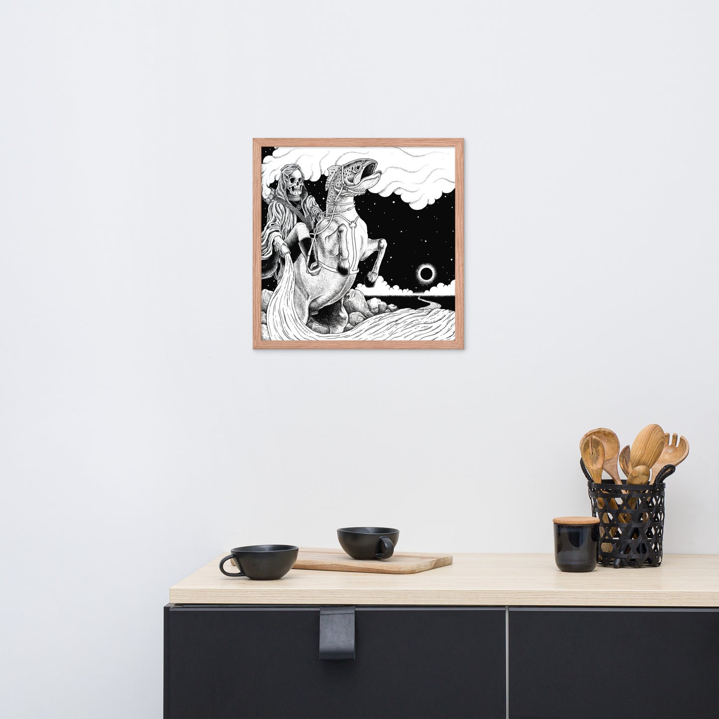 Trouthorse Reaper Framed poster
