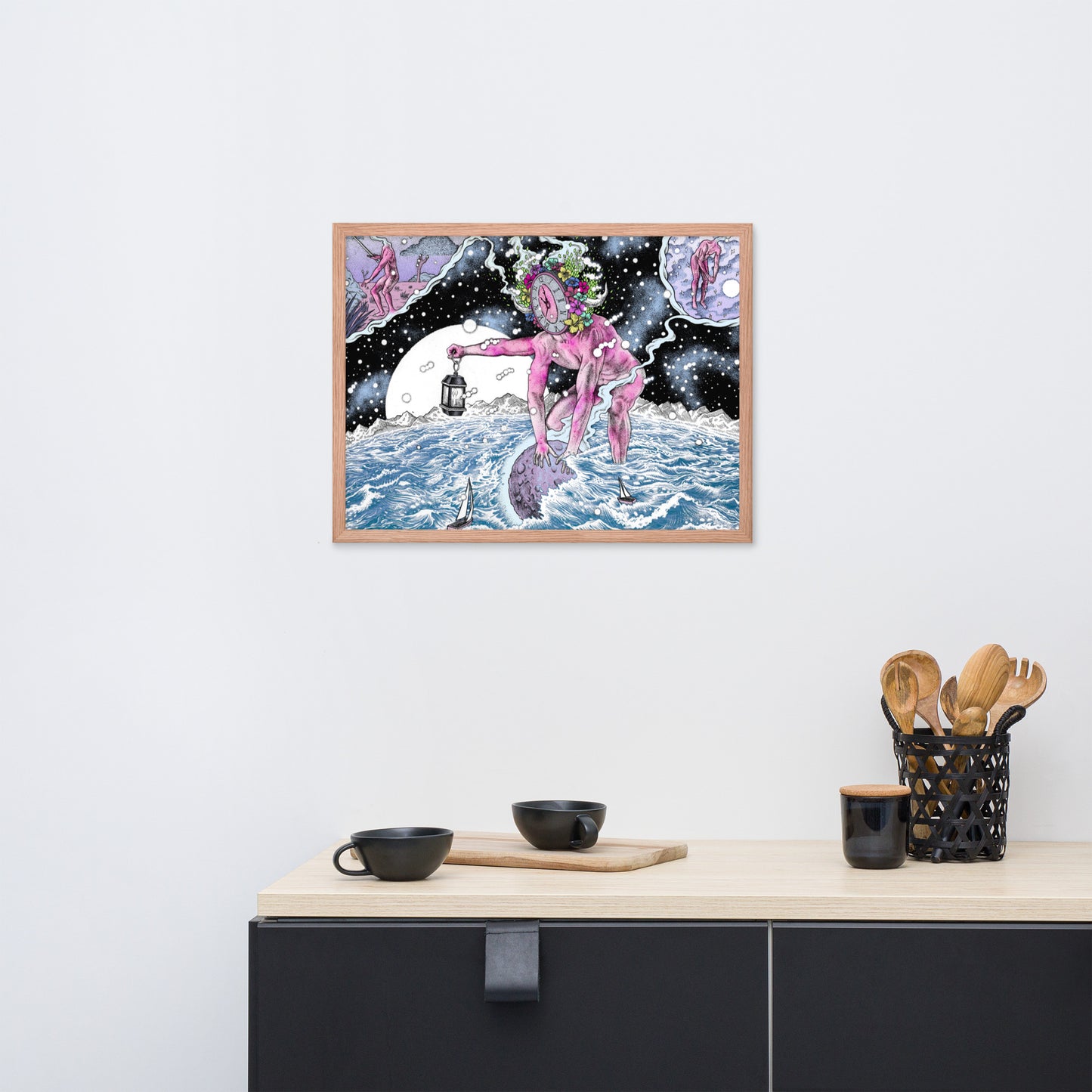 Ocean Man - Framed Poster