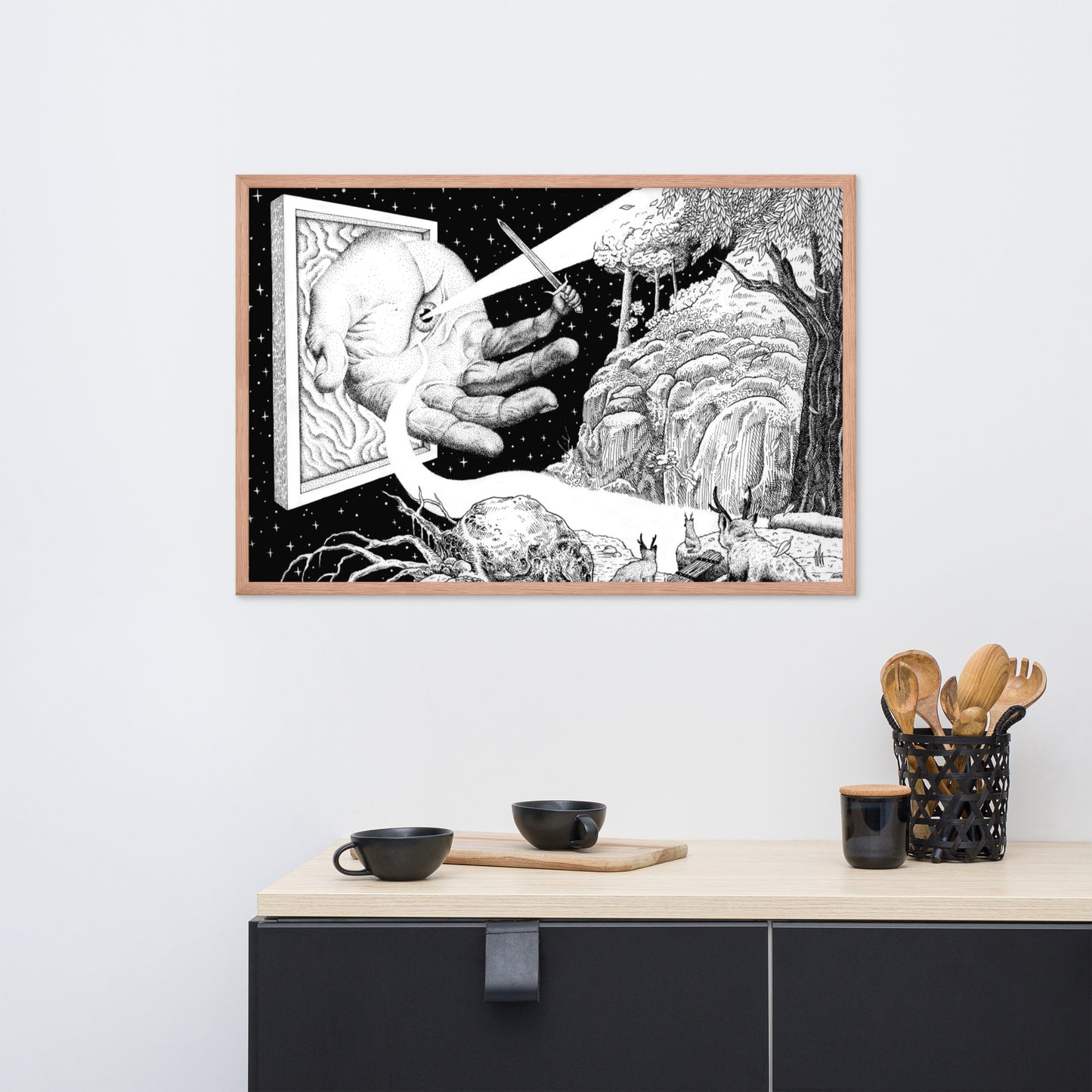 The Joy of Creation - Framed Poster