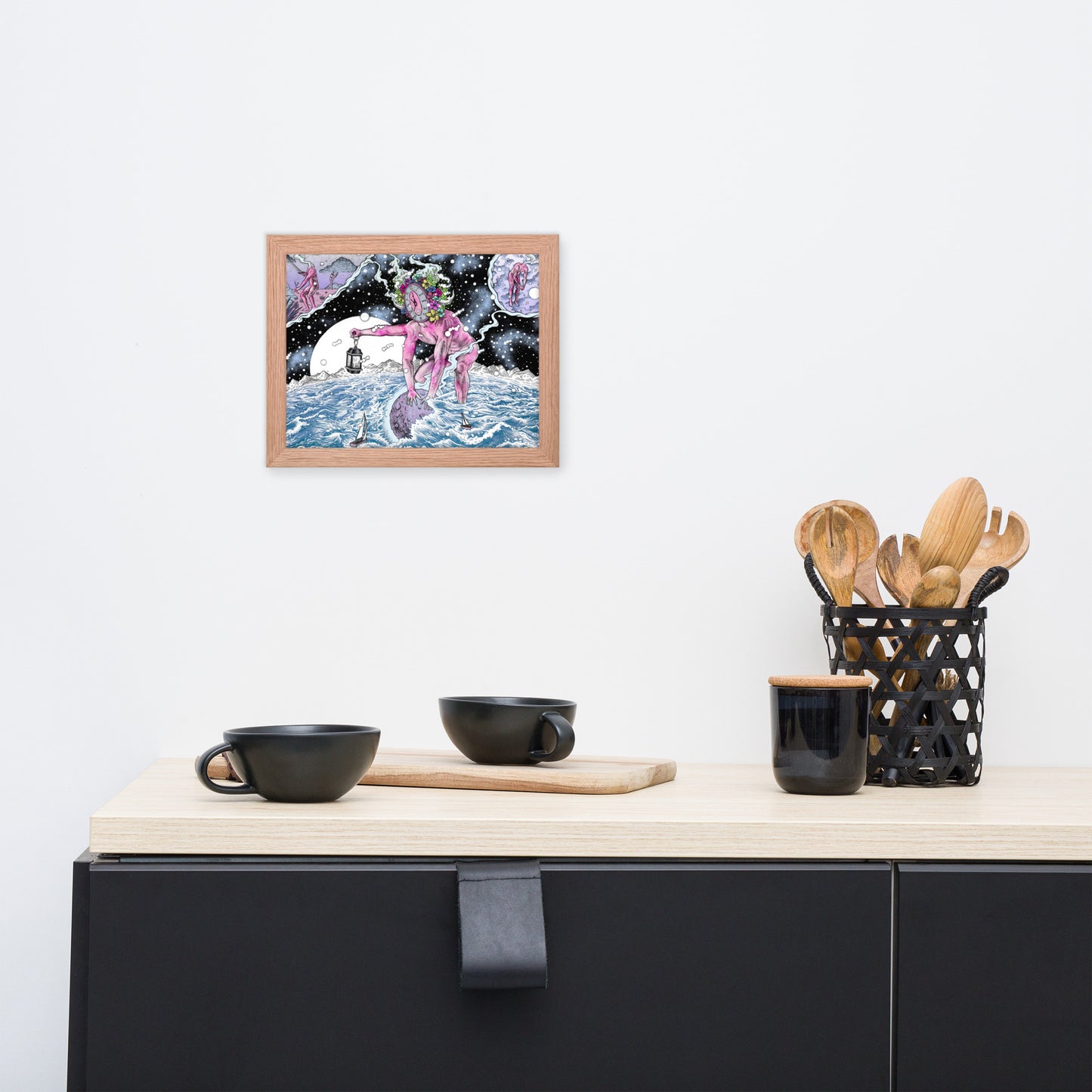 Ocean Man - Framed Poster