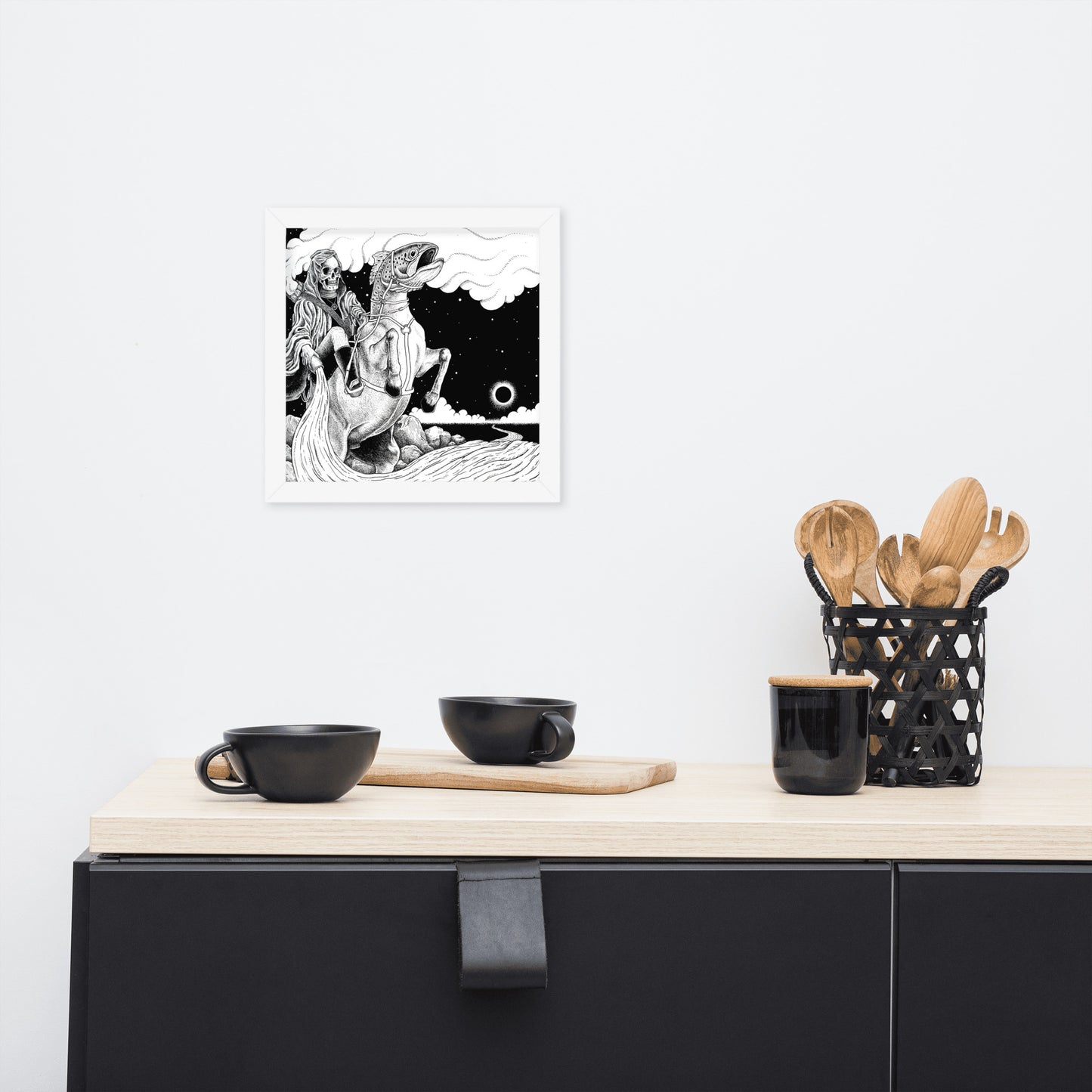 Trouthorse Reaper Framed poster