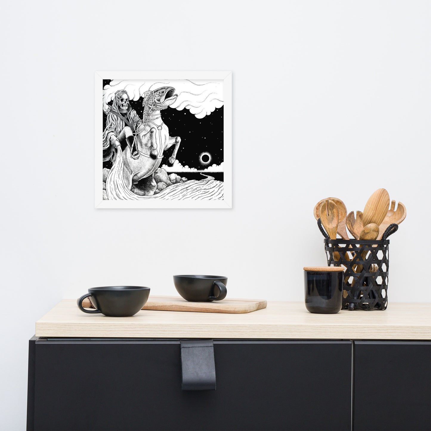 Trouthorse Reaper Framed poster