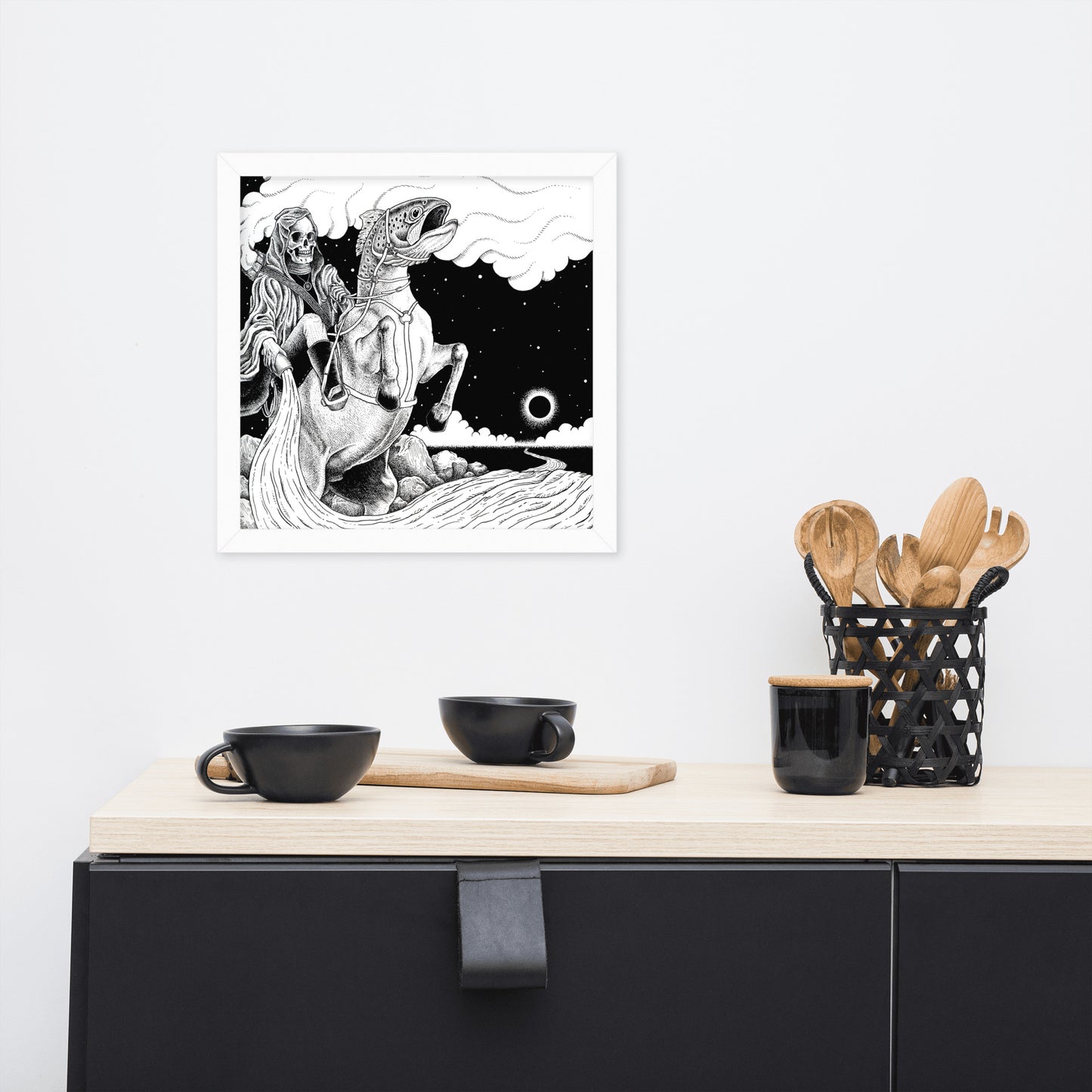 Trouthorse Reaper Framed poster