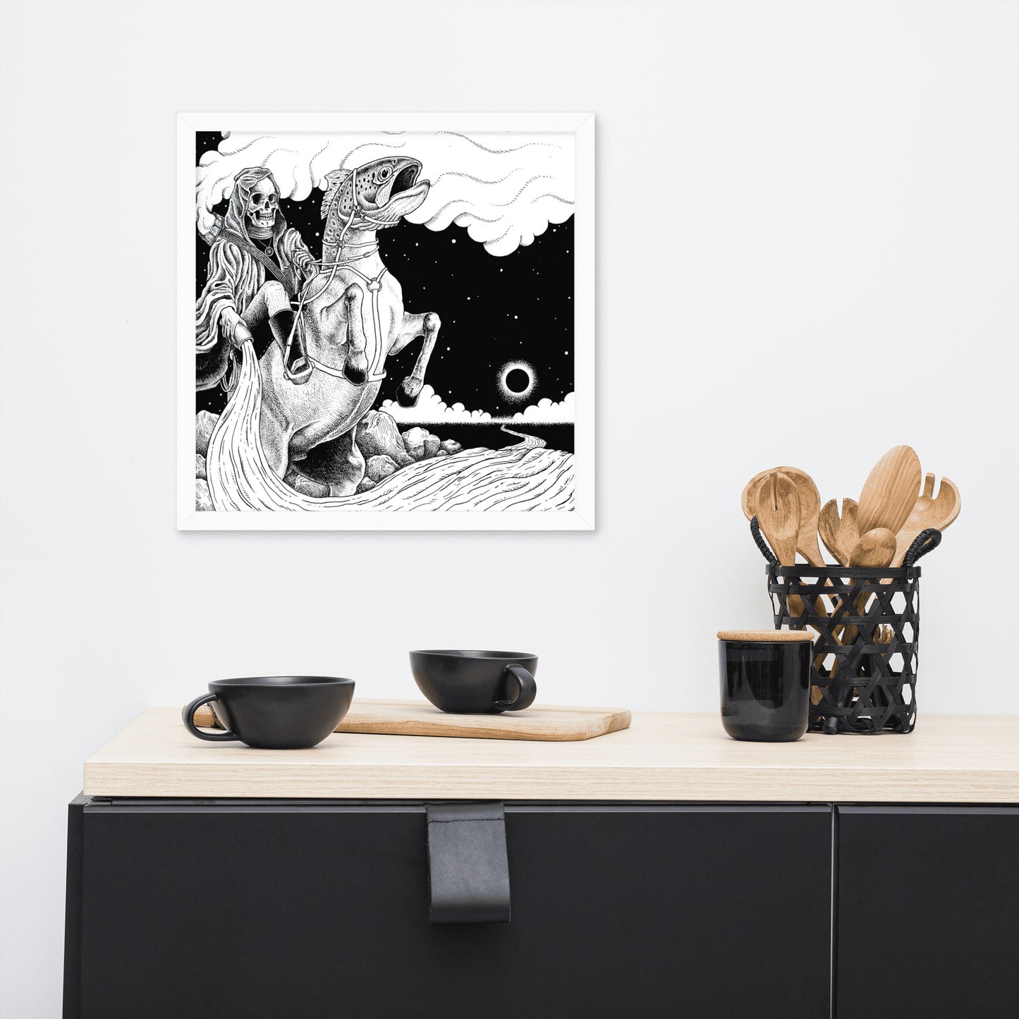 Trouthorse Reaper Framed poster