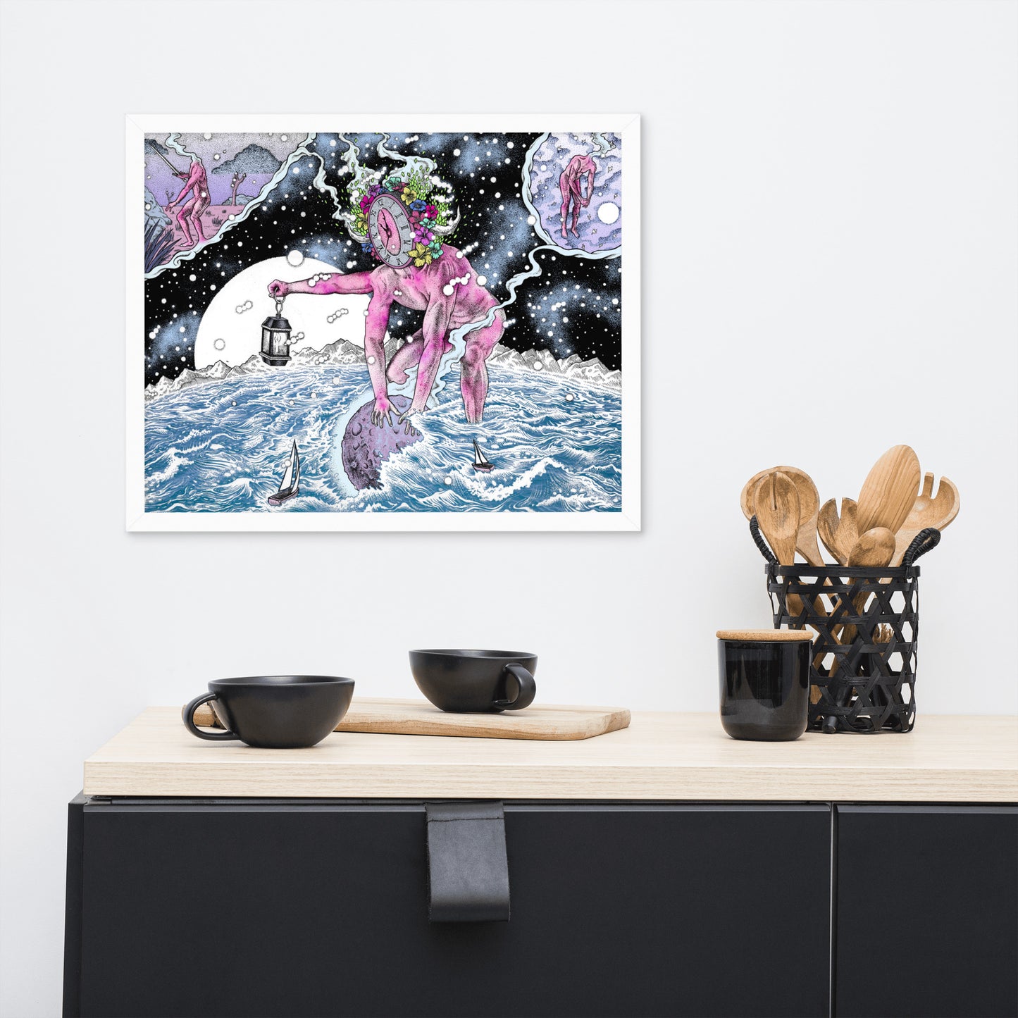 Ocean Man - Framed Poster