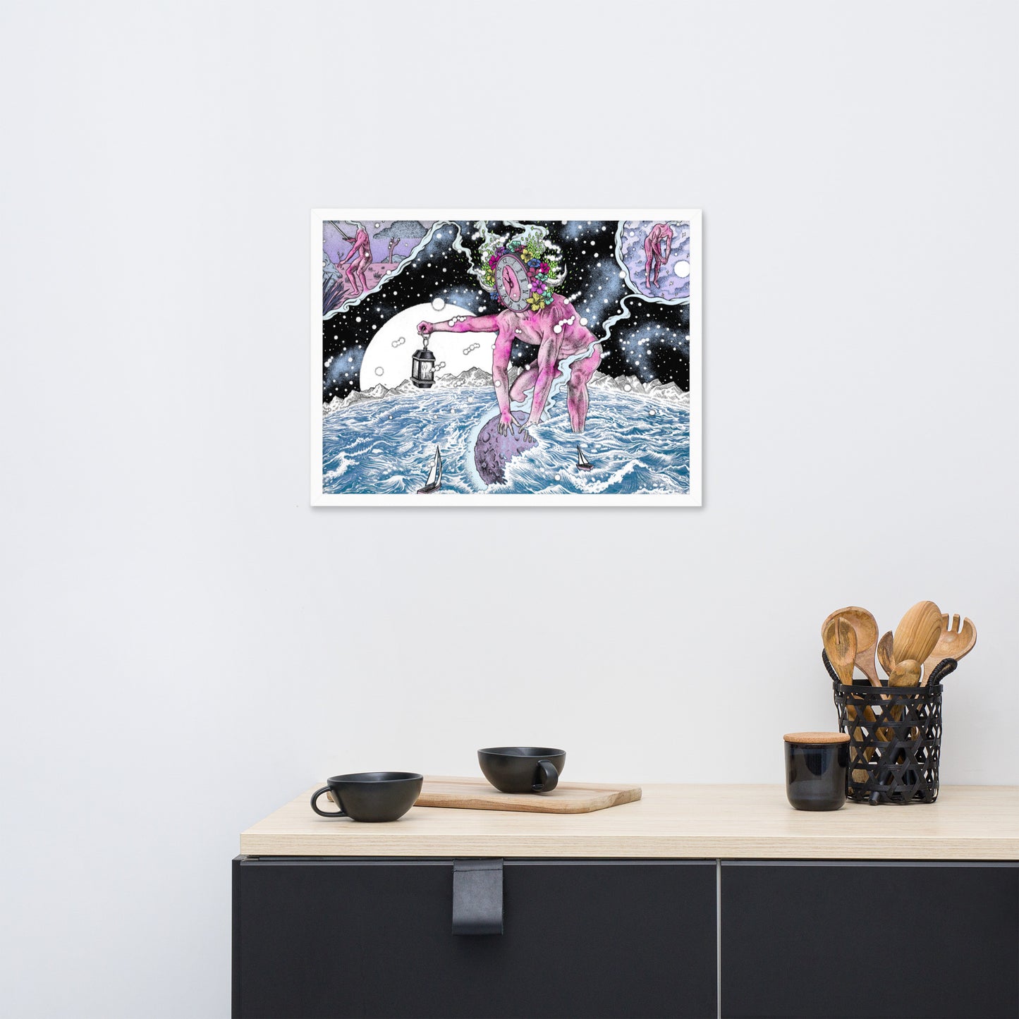 Ocean Man - Framed Poster